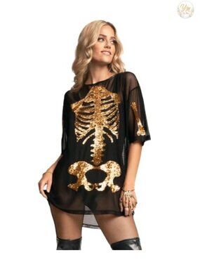 Women's Sequin Halloween Costume Dress Flattering Fit Party